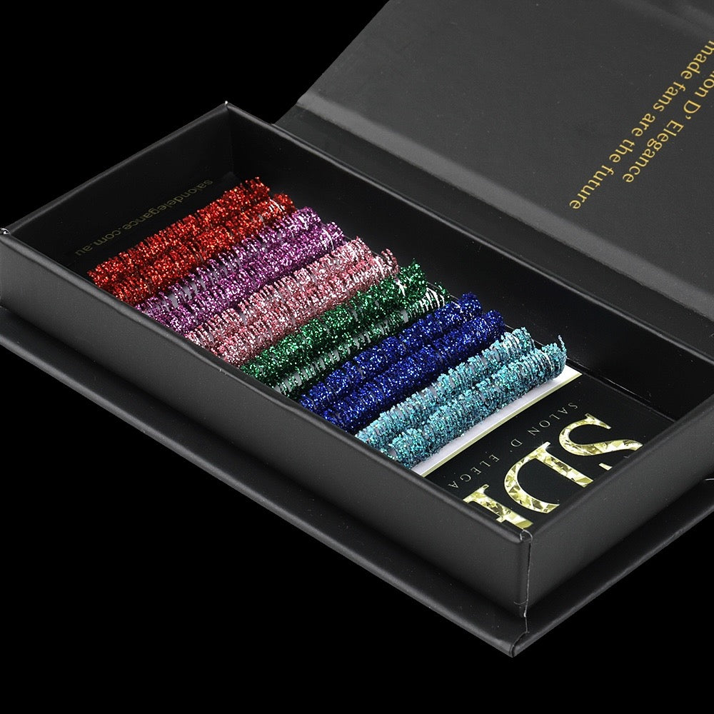 Glitter Lashes - Mix Colour -